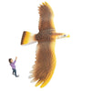 GeoGlide Giant Freedom HAWK Realistic Soaring Bird Glider with 33" Wingspan