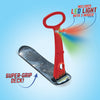 LED Ski Skooter Fold-up Snowboard Kick-Scooter for Snow Sports, Assorted Colors