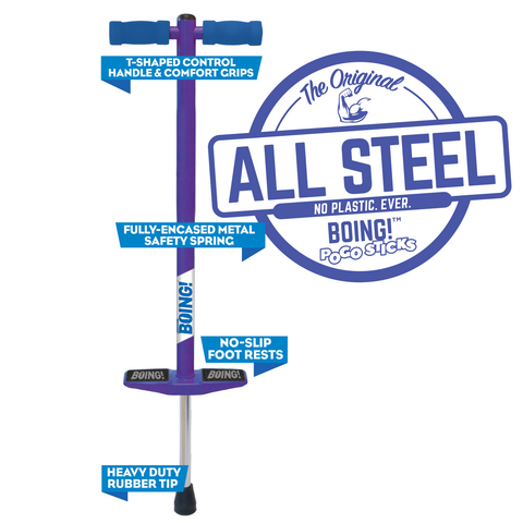 Jumparoo Boing! JR Pogo Stick for Kids 50-90 Lbs.