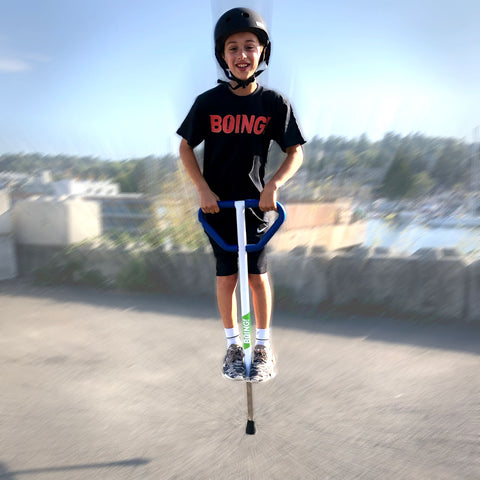 Jumparoo Boing! 'PRO' Medium Pogo Stick for Kids - Supports 60-100 Lbs.