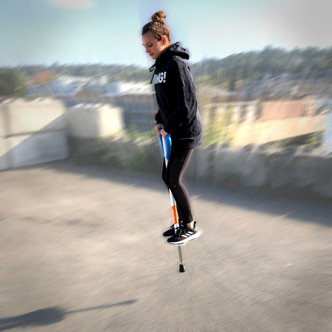 Jumparoo Boing! MAX Pogo Stick for Kids and Teens – Supports 90-160 lbs