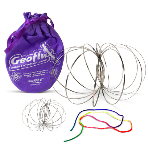 GeoFlux® - Amazing Mesmerizing Interactive Spring Toy + Finger-size Geoflux Mini