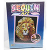 GOLDEN LION Sequin Art Blue - Sparkling Picture Craft Kit