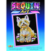 Sequin Art® Blue, Westie, Sparkling Arts and Crafts Picture Kit