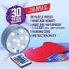 Geosphere™ 16" LED 30pc. Puzzle Lamp Kit & Wireless Remote, Rainbow